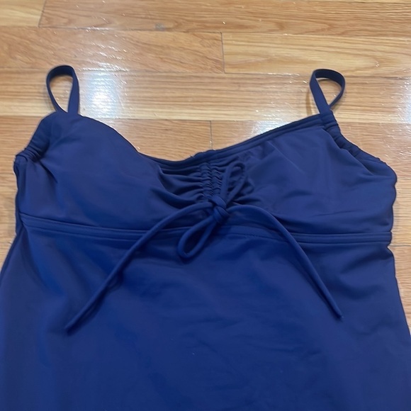 LANDS’END blue swim tankini size 4. - Picture 2 of 6